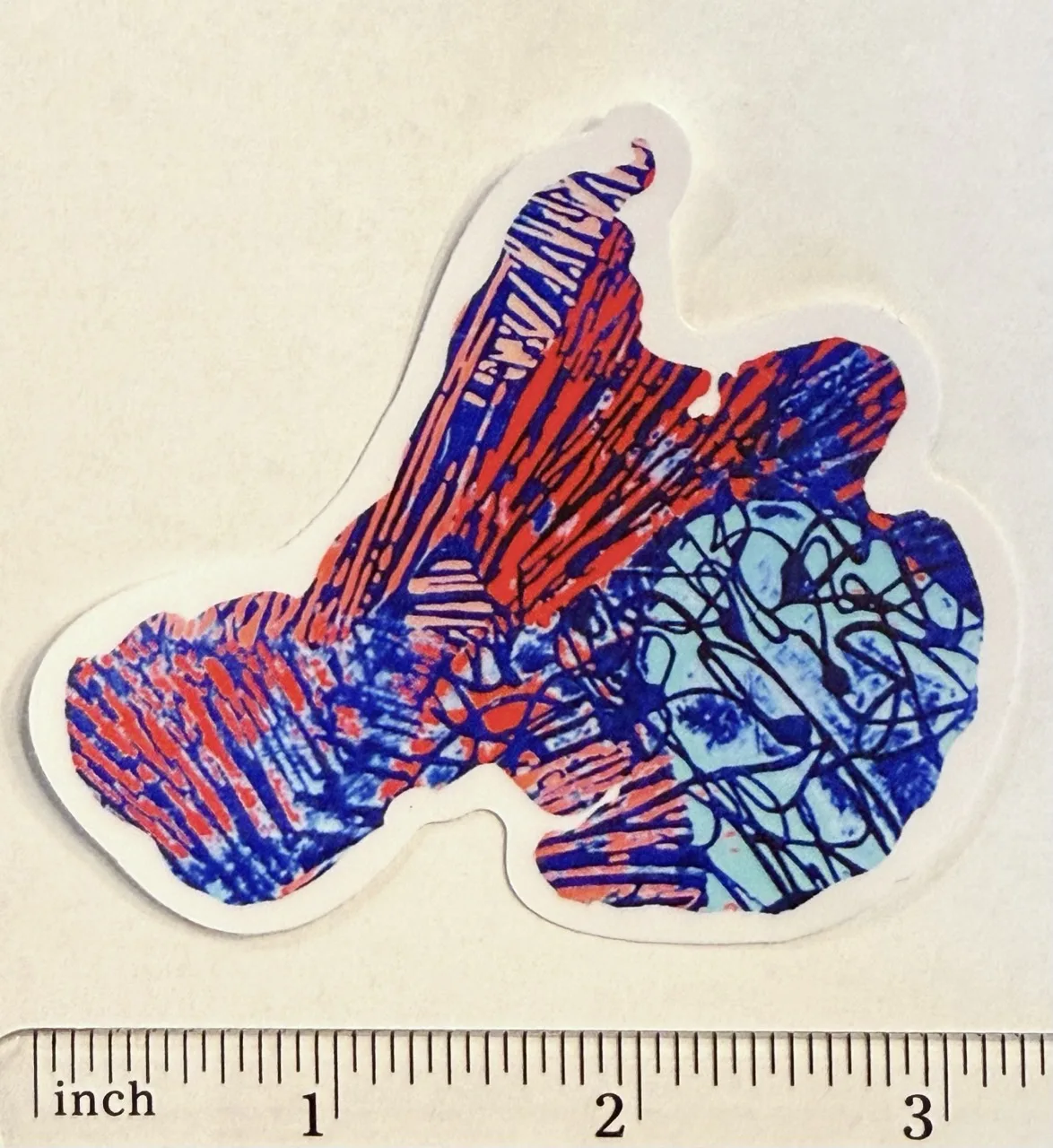 Blue Lake Mendota Sticker by Jacqueline Biang — photo 2 of 2