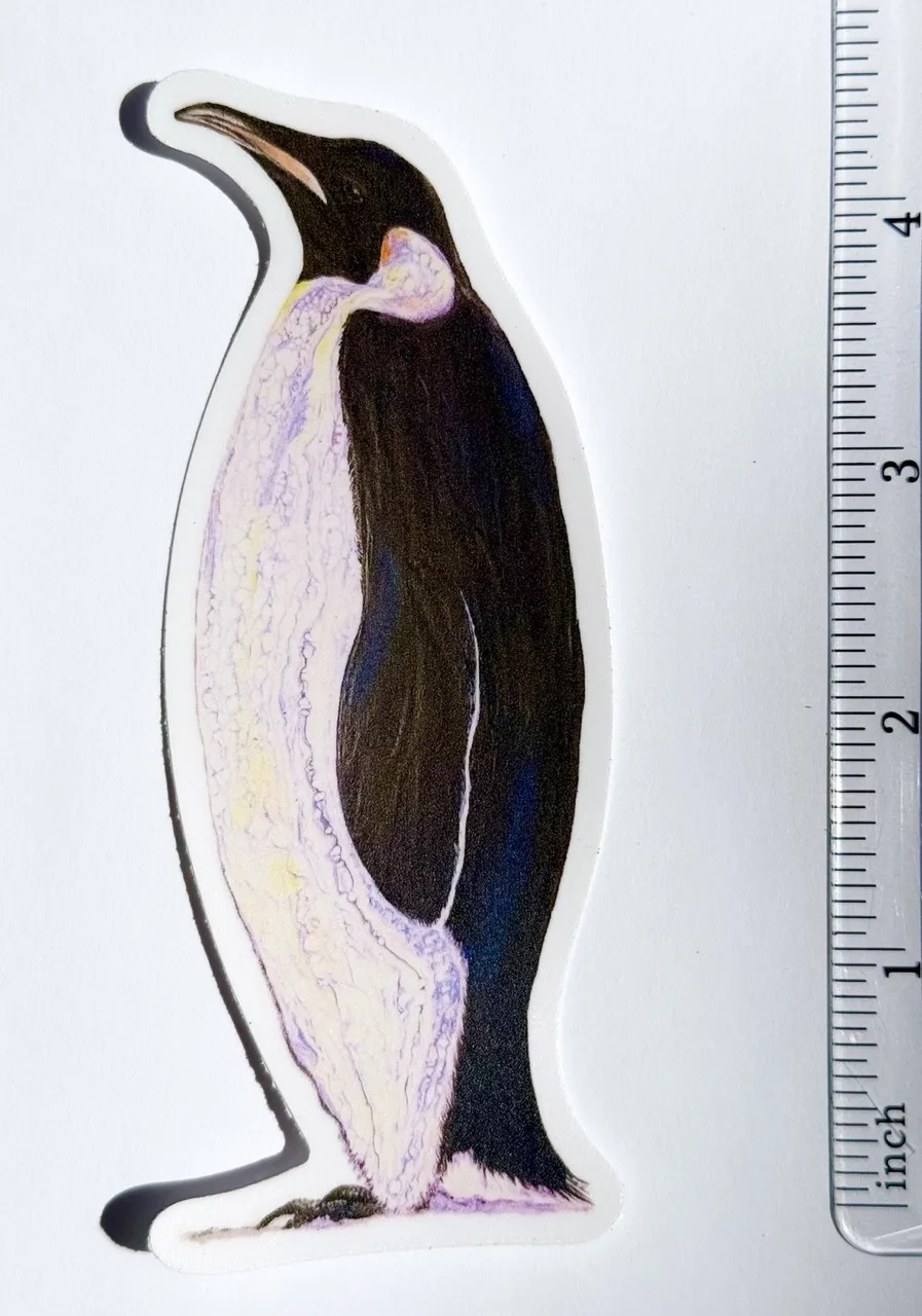 Penguin Facing Left Sticker by Jacqueline Biang — photo 2 of 2