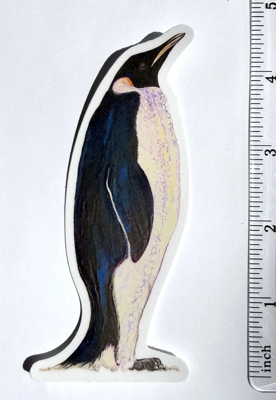 Penguin Facing Right Sticker by Jacqueline Biang — photo 2 of 2